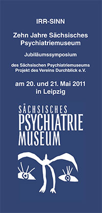 Flyer Zehn Jahre Sächsisches Psychiatriemuseum